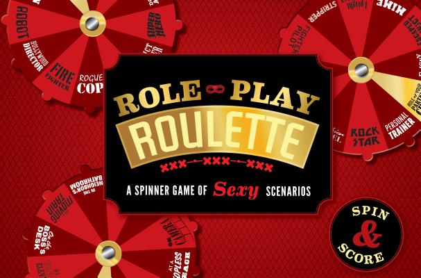 Chronicle Books Role-Play Roulette: A Spinner Game of Sexy Scenarios (Sexy Date Night Game for Couples, Naughty Adult Role Play Board Game)