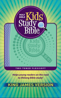 KJV Kids Study Bible Flex Purple Green