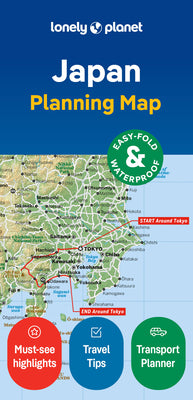 Lonely Planet Japan Planning Map